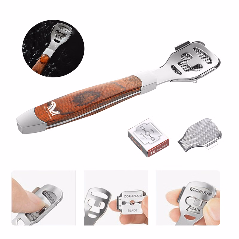 Stainless Steel Foot Care Callus Shaver Set