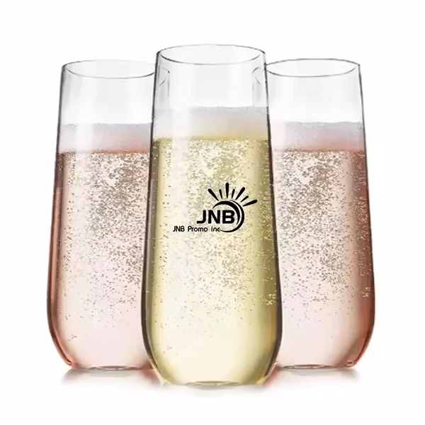 10oz PET Stemless Plastic Champagne Flute