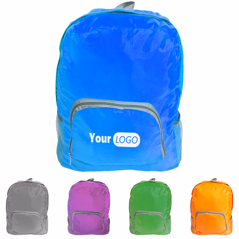Polyester Customizable Lightweight Foldable Backpack