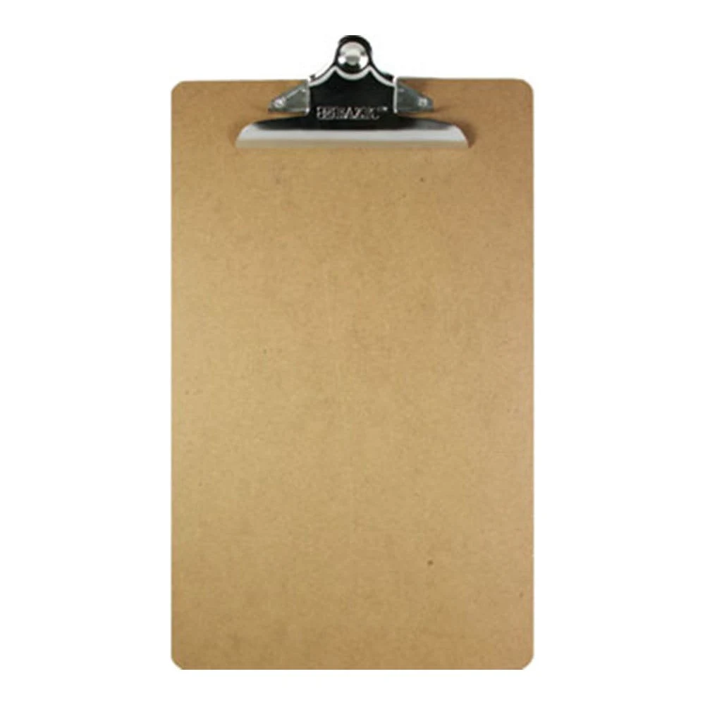 Legal Size Clipboard - Hardboard Sturdy Spring Clip 1