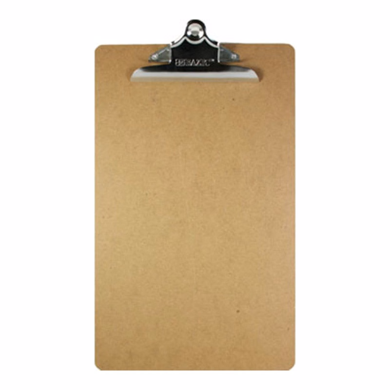 Legal Size Clipboard - Hardboard Sturdy Spring Clip