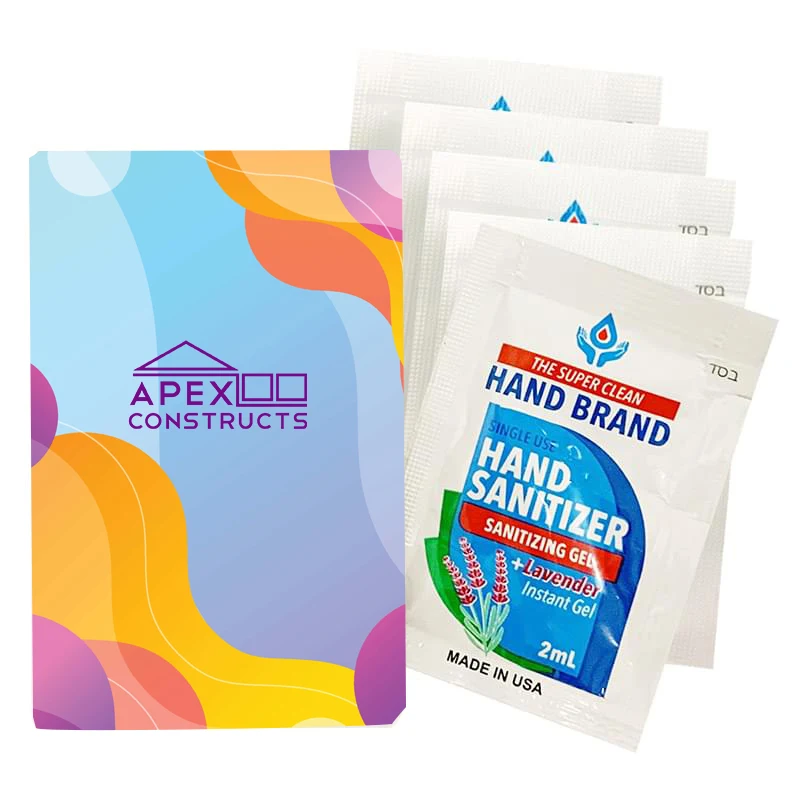 5-Pack Gel Sanitizers With Custom Pack 1