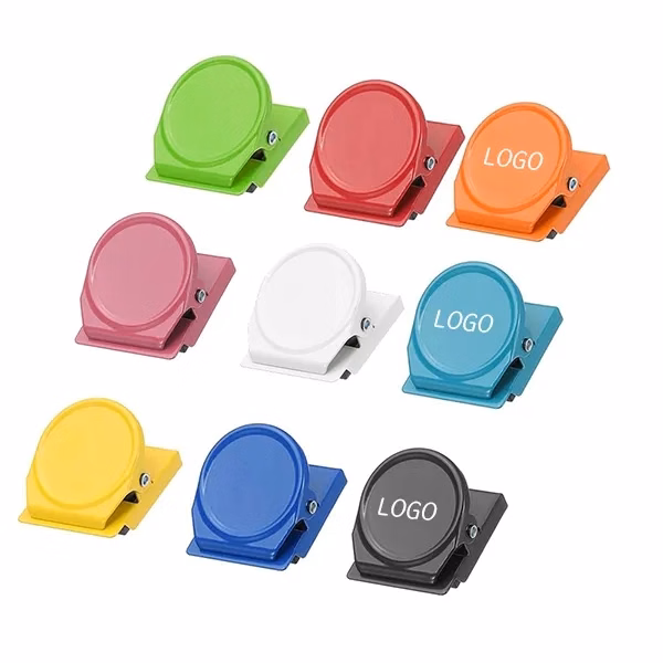 Colorful Magnetic Metal Clips with Assorted Strong Magnets