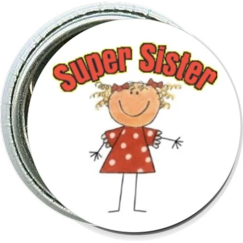 Super Sister, Kids Button 1