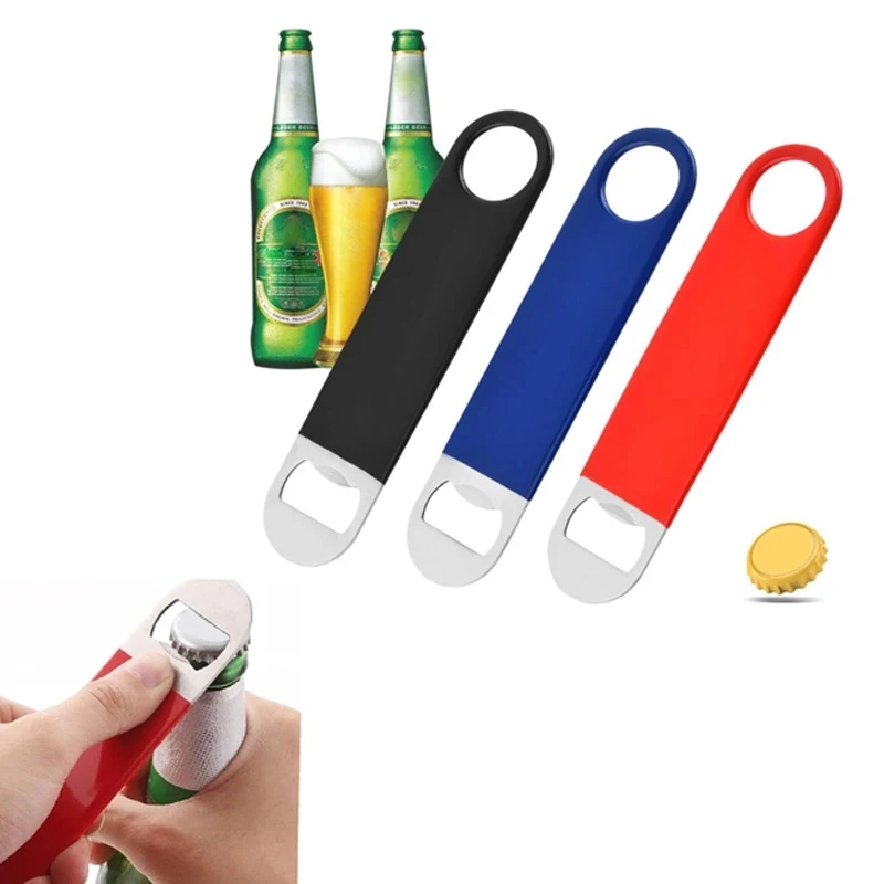 Flat Stainless Steel Bottle Opener 1