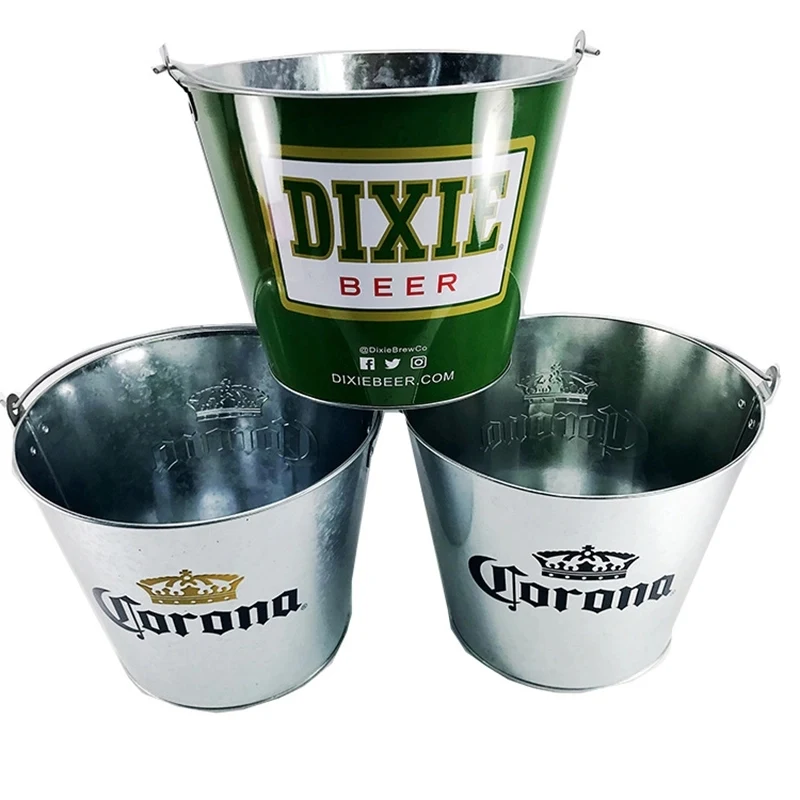 5 Quart Galvanized Ice Bucket 1