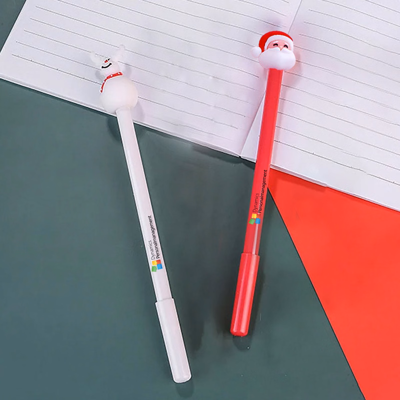 Christmas Novelty Ballpoint Pen - Full Color Logo