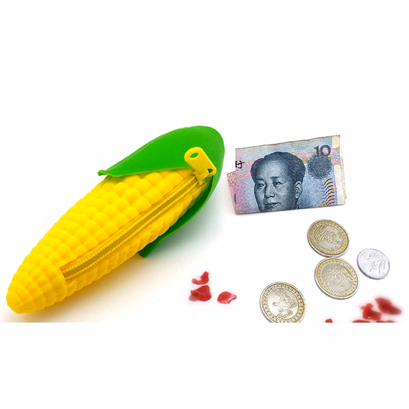 Corn Silicone Pencil Case