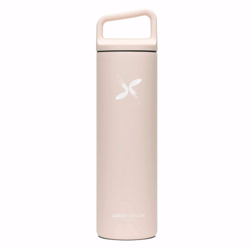Wide Mouth Water Bottle - 20oz Insulated Water Bottle in Stainless Steel with Double Wall Vacuum