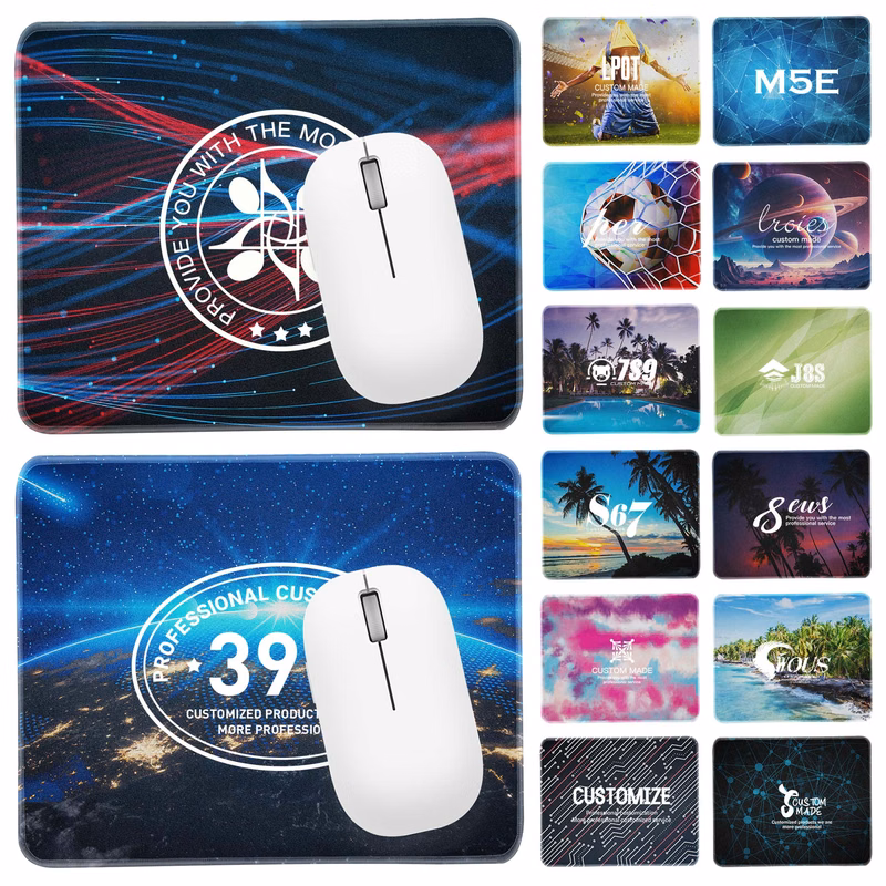 2MM 8" x 9" Rubber Office Mouse Pads