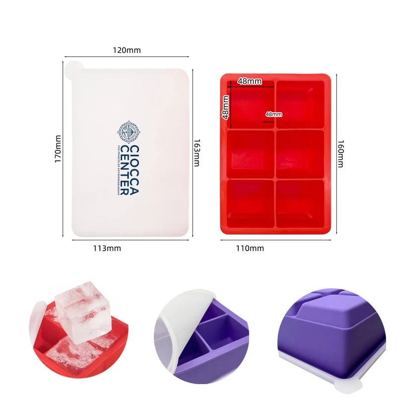 6 Silicone Ice Ball Molds 1