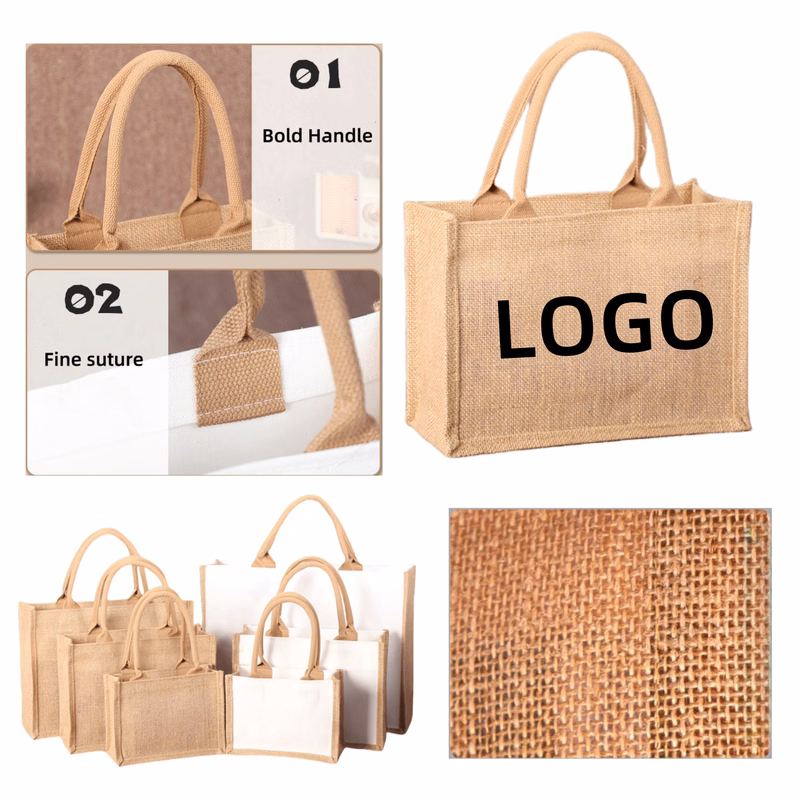 Linen Simple Tote Bag