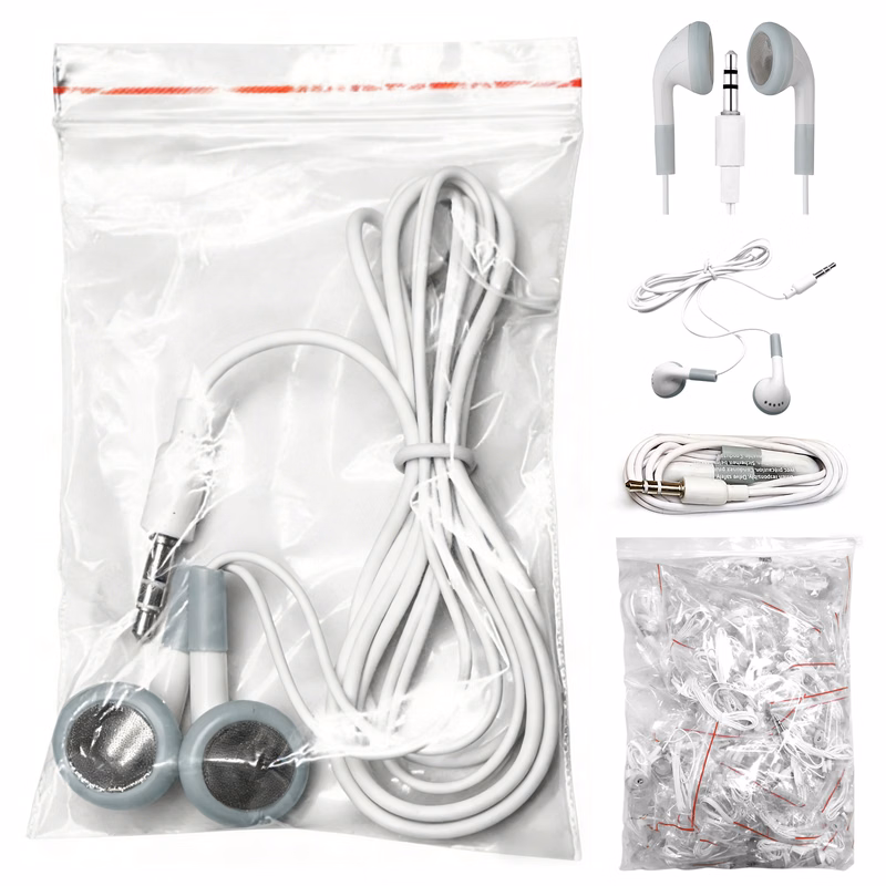 Promotional Blank Disposable Airline Earbuds (MOQ: 100pcs)