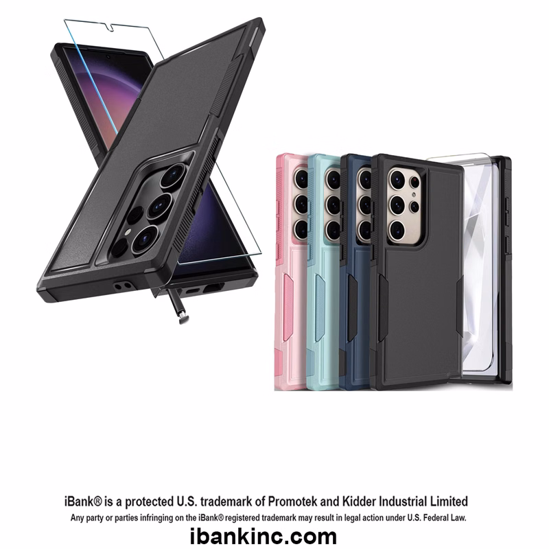 iBank ® Hard Case for S26/S25/24/23/22 + Screen Glass