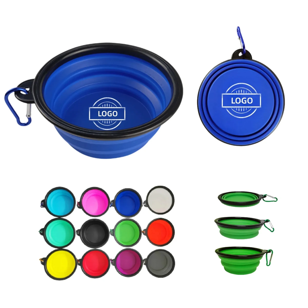 Portable Collapsible Bowl For Camping Travel Pet 1