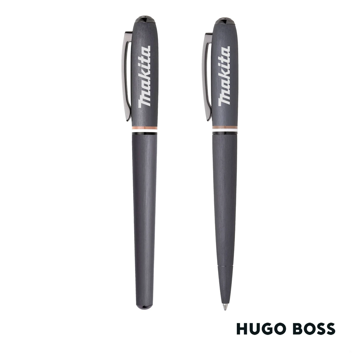Hugo Boss® Iconic Contour Ballpoint & Fountain Pen Set 1