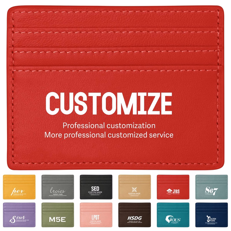PU Leather Card Holder