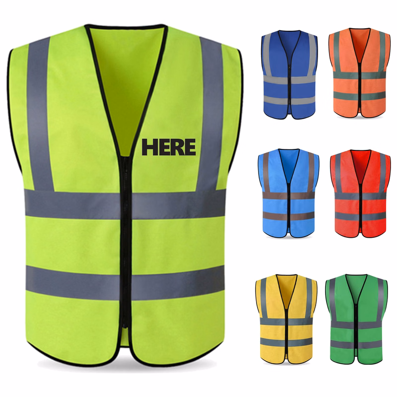 MOQ 10 High Visibility Safety Reflective Vest