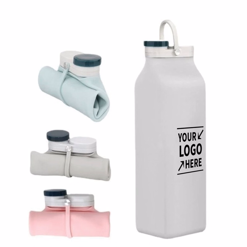 20OZ Foldable Portable Roll-Up Water Bottle