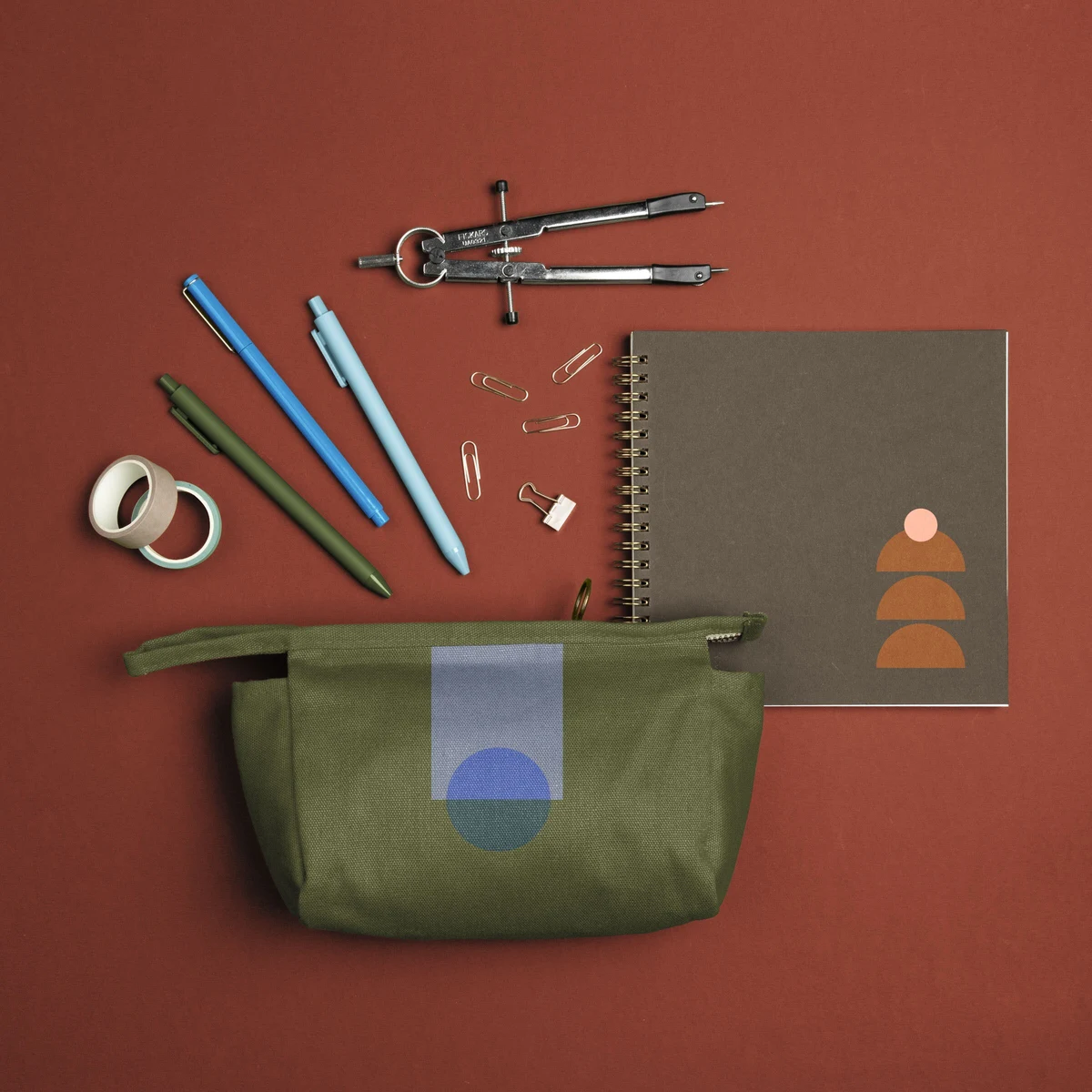JETSETTER SMALL - COLORED CANVAS WITH LEATHER TAB 1