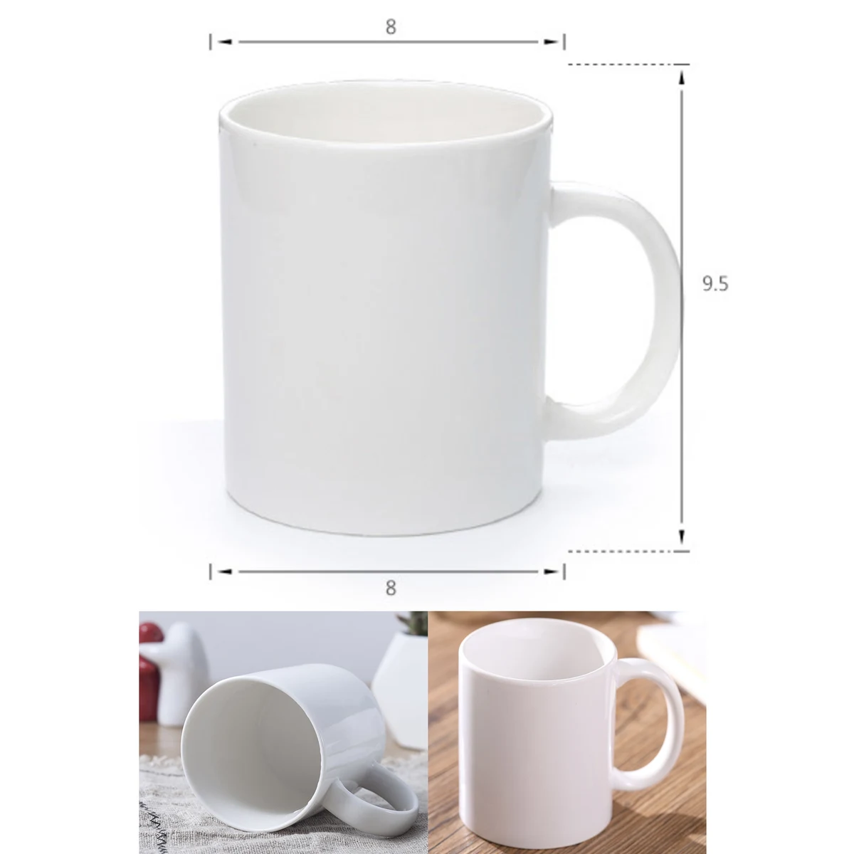 Custom CeramicMilk 330MLCoffee Mug Cup 1