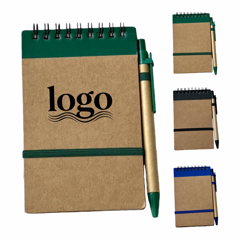 Vintage Durable Notebook with Pen