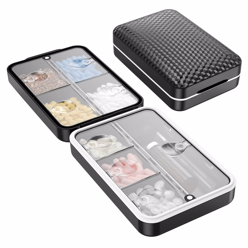 8 Compartment Portable Pill Organizer