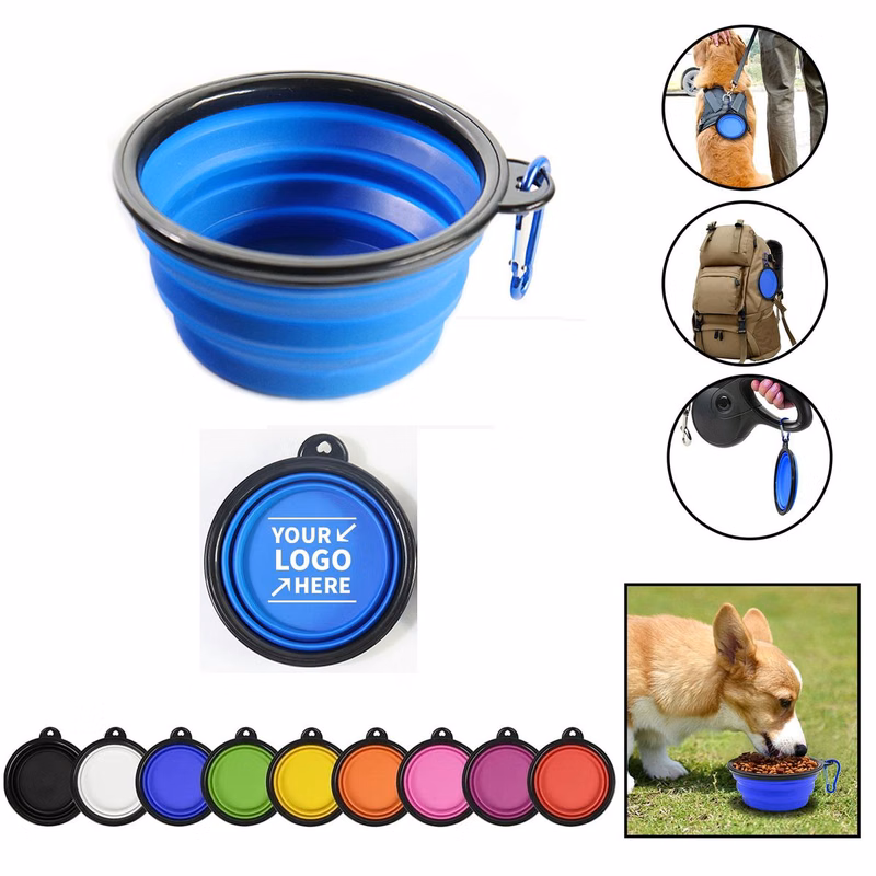 Collapsible Silicone Dog Bowl