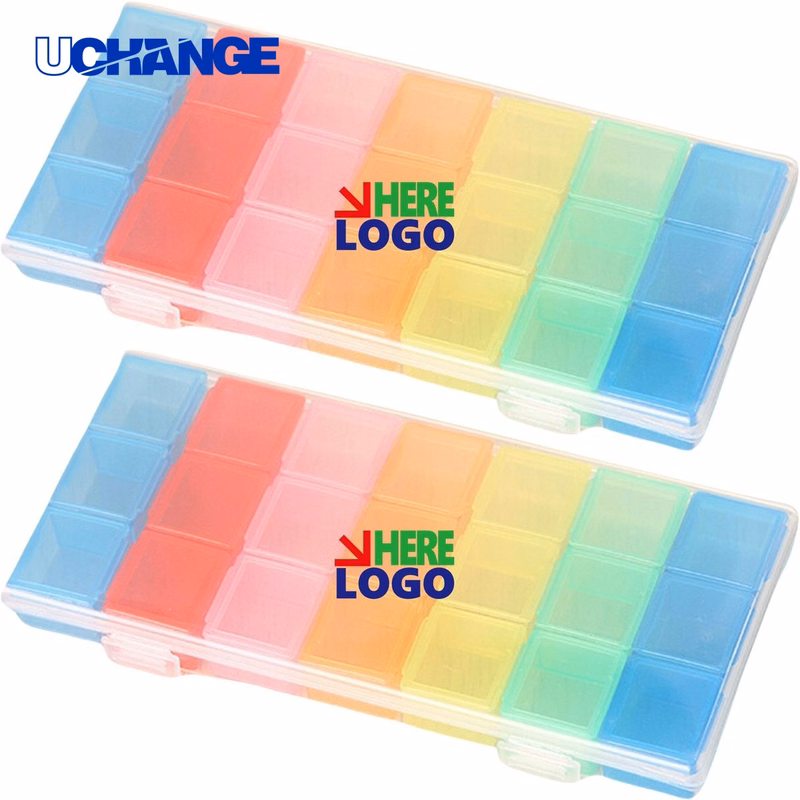 Travel Pill Case Reminder Container