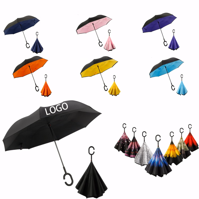 Windproof Inverted Reverse Umbrella MOQ 1pcs