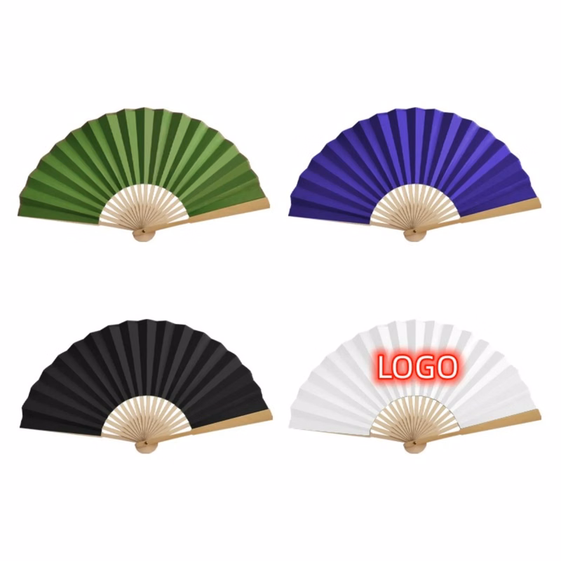 Foladble Cloth/Paper Bamboo Fan