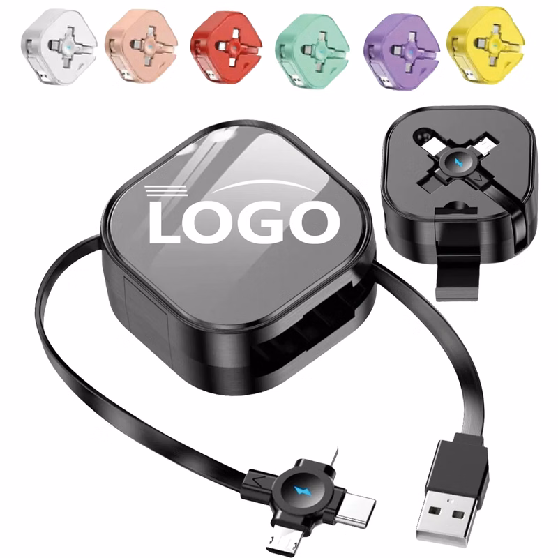 4-in-1 Retractable Fast Charging Cable