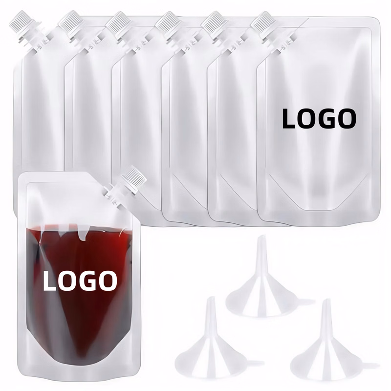 Reusable Plastic Beverage Pouch