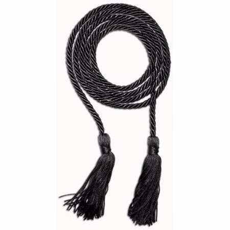 Black Graduation Honor Cord