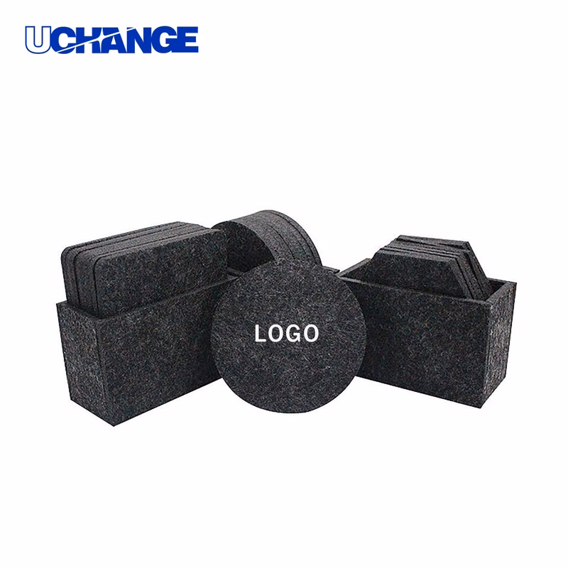 Round Felt Drink Coaster Set Mat