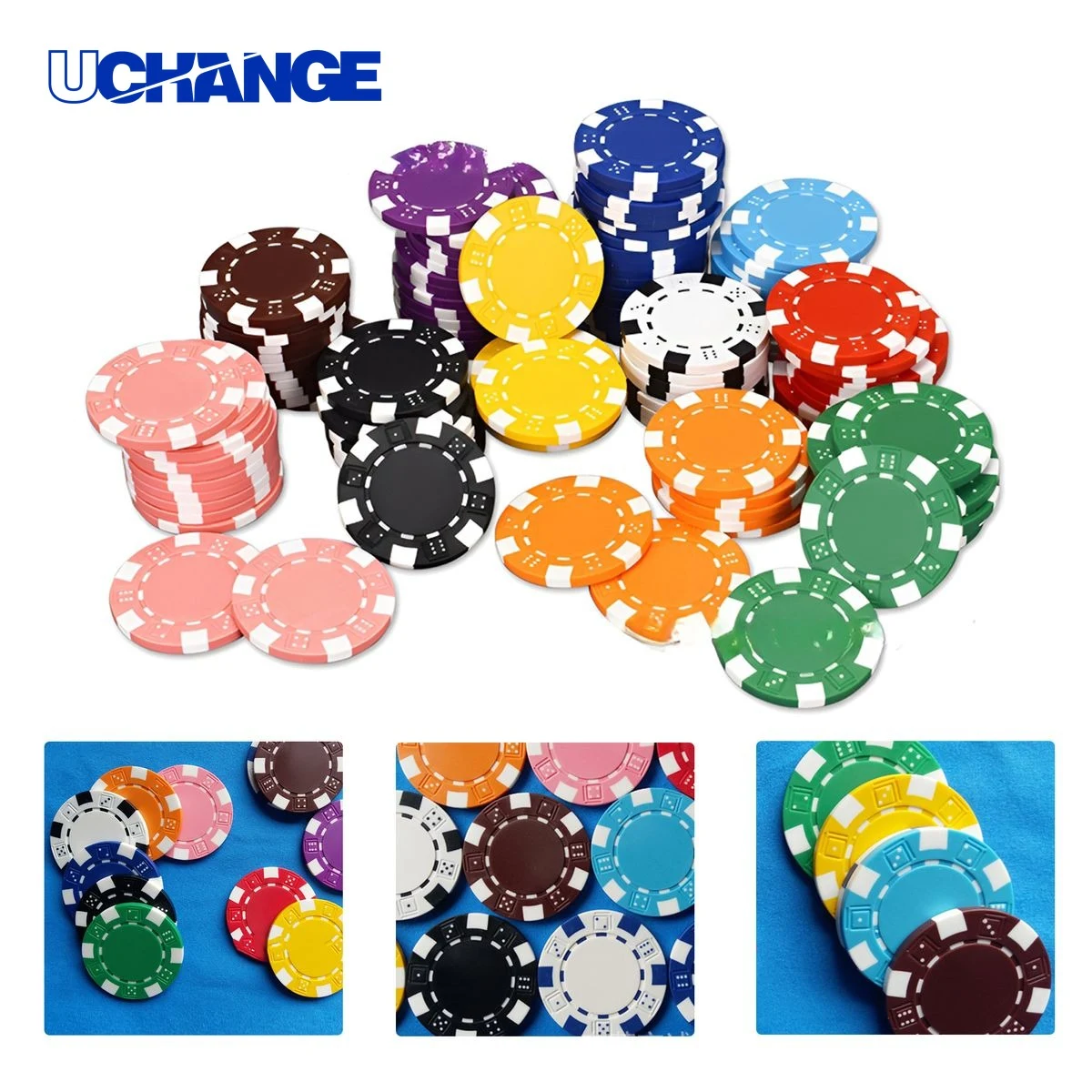 Personalized ABS Plastic Poker Chips for Events 1