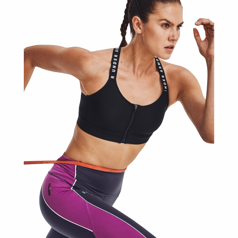 UA Infinity High Zip Women's Sports Bra
