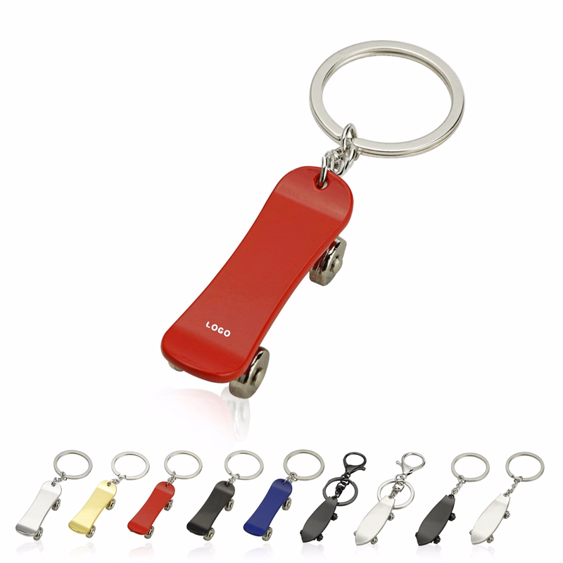 Custom Fingertip Skateboard Keychain