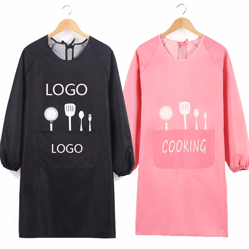 Waterproof Long Sleeve Adults Kitchen Aprons Overalls