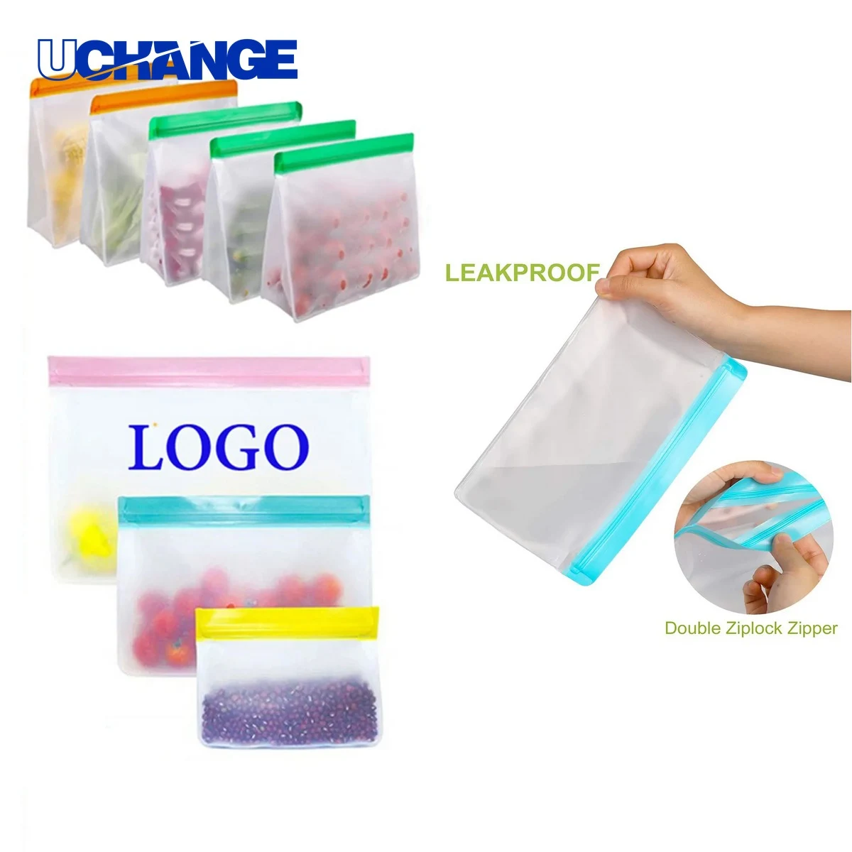 Leakproof Stand-Up Food Storage Bag 1