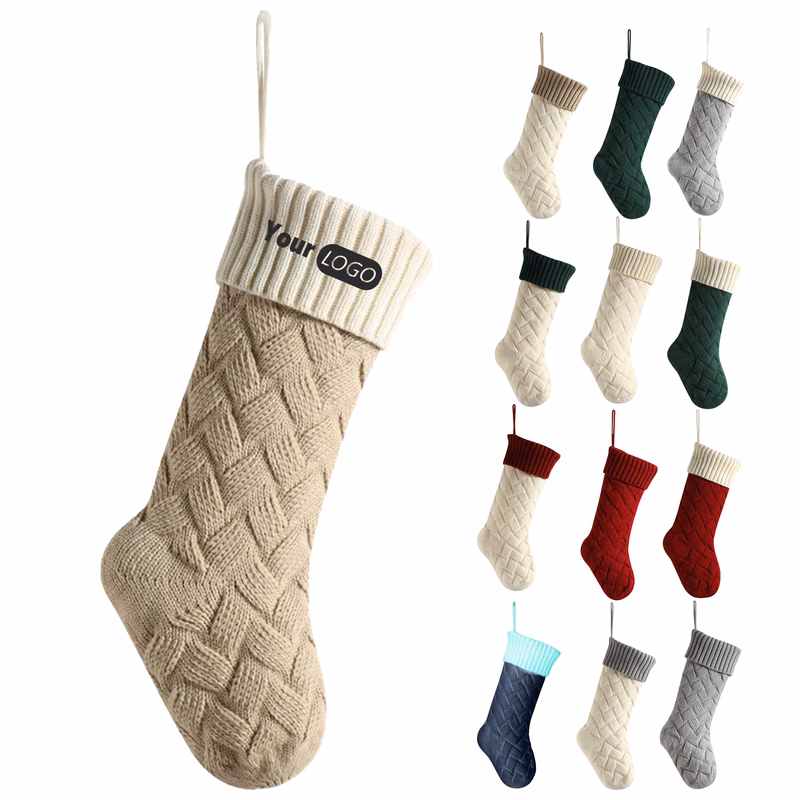 Acrylic Home Knitted Christmas Socks
