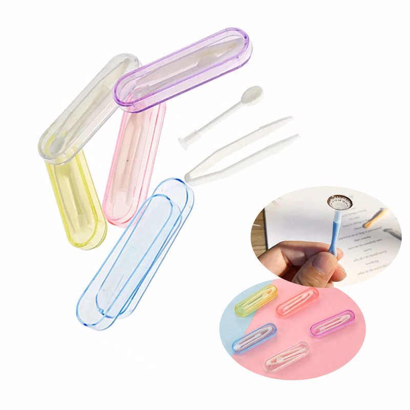 Tweezers And SuctionHolder For Contact Lenses