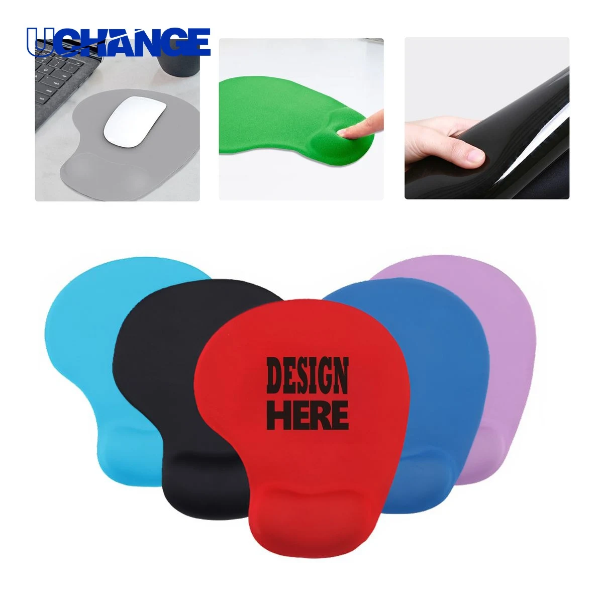 Ergonomic Silicone Wrist Support Mouse Pad Mat for Office 1