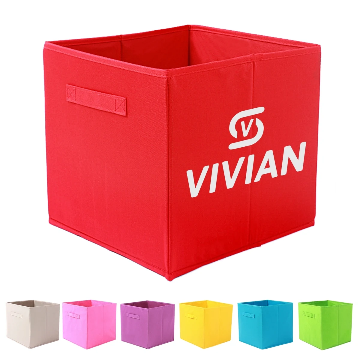 Foldable Non-Woven Storage Box w/ Handle 1