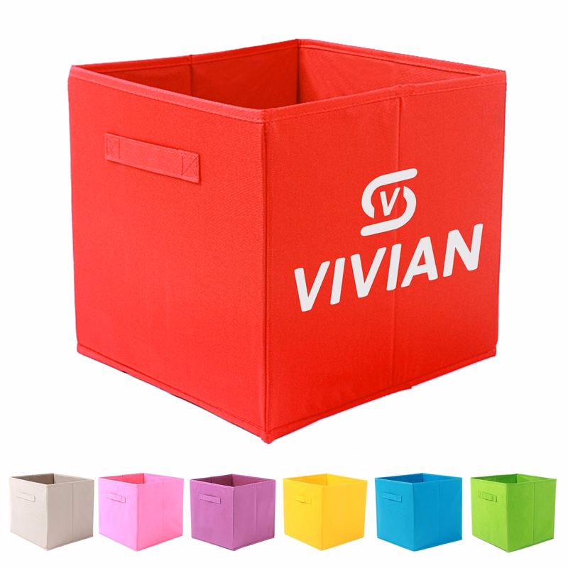 Foldable Non-Woven Storage Box w/ Handle