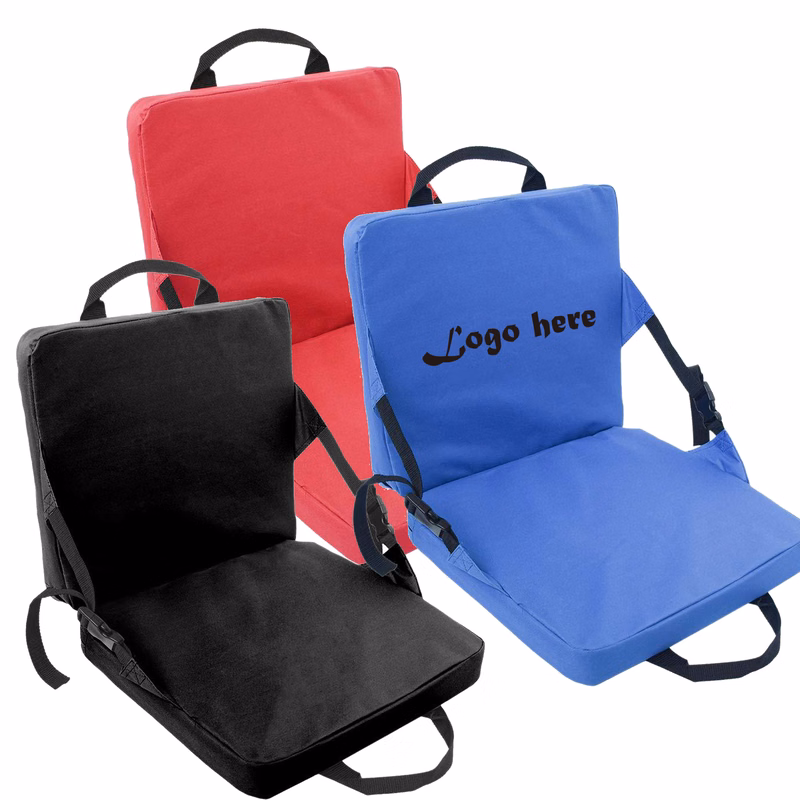 Folding Buckle Pocket Stadium seat Camping Travel Portable