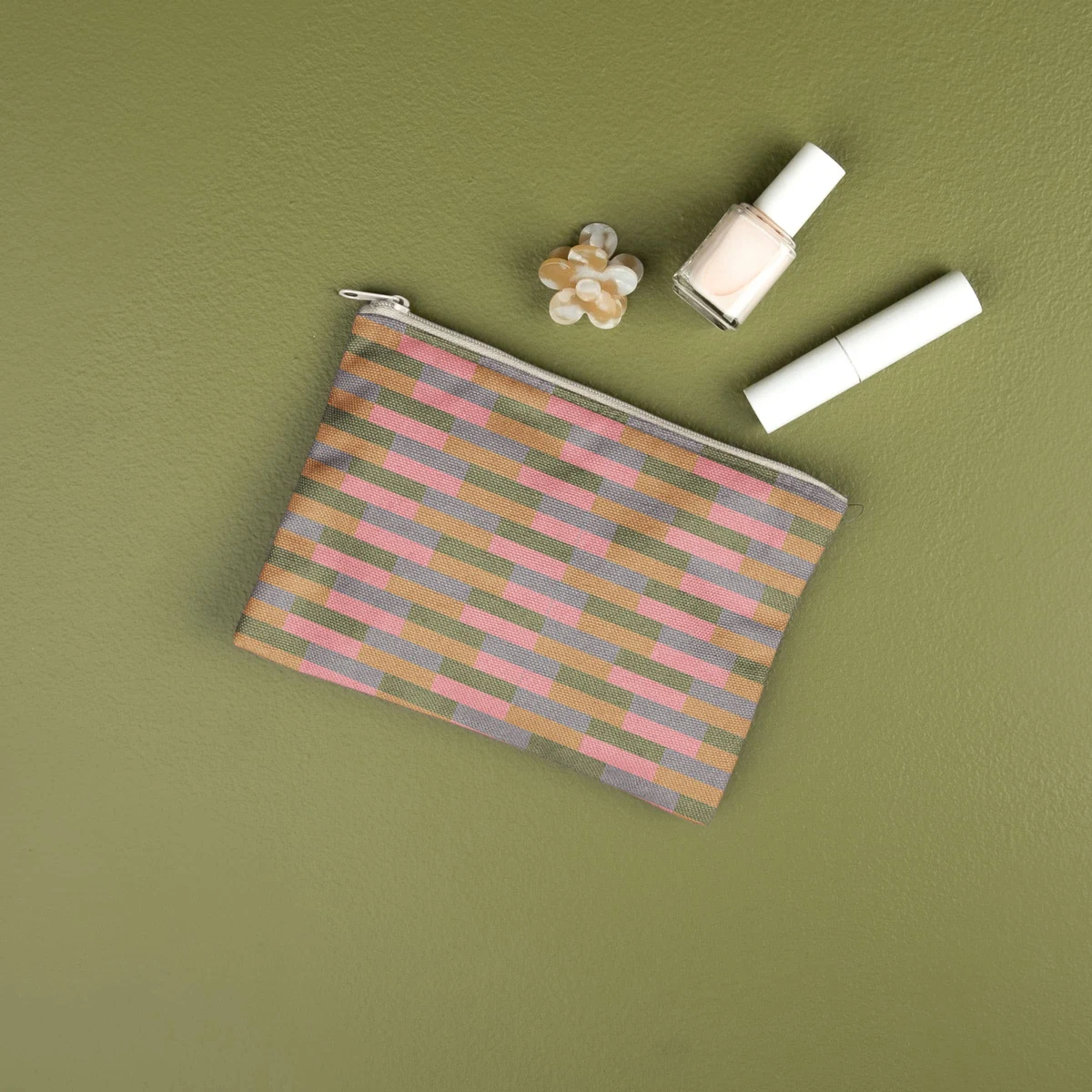 POPTART POUCH - 4CP PIGMENT DYED CANVAS 1