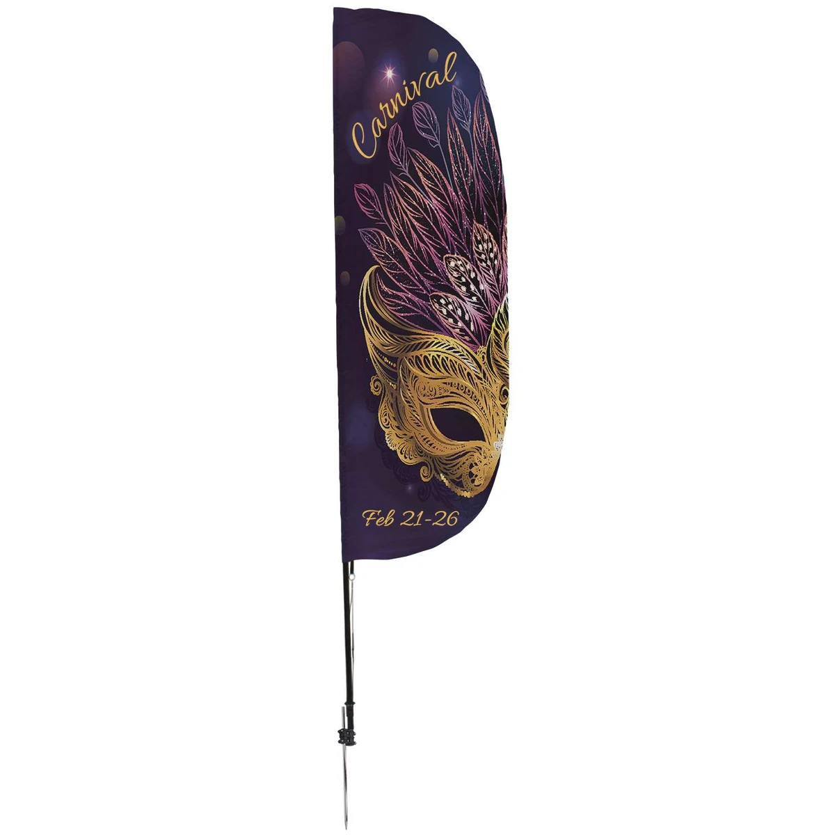 10' Stadium Flutter Flag Kit Single-Sided 1