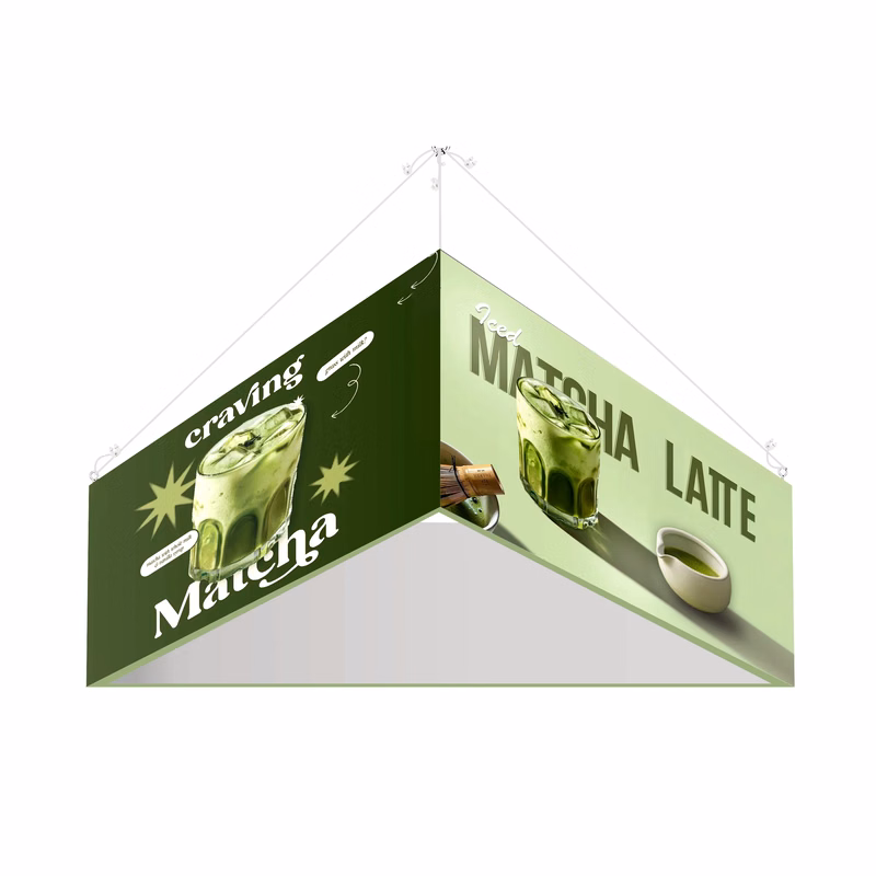 10' Triangular Hanging Banner Kit (Hardware + Banner)
