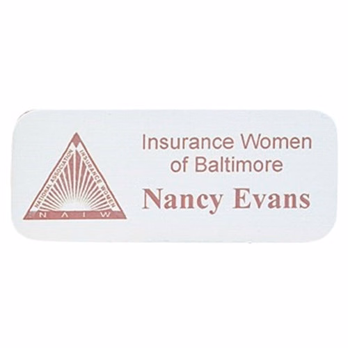 1.25" X 3" Laser Engraved Name Badge